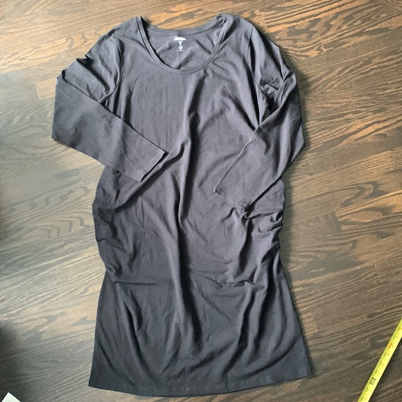 NWOT Old Navy Maternity Fitted Dress XXL Black - Picture 1 of 7